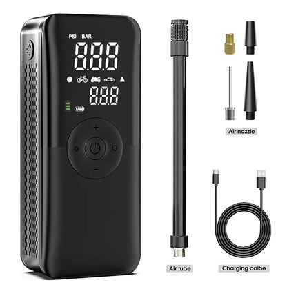 Rechargeable Digital Tyre Inflator & Power Bank