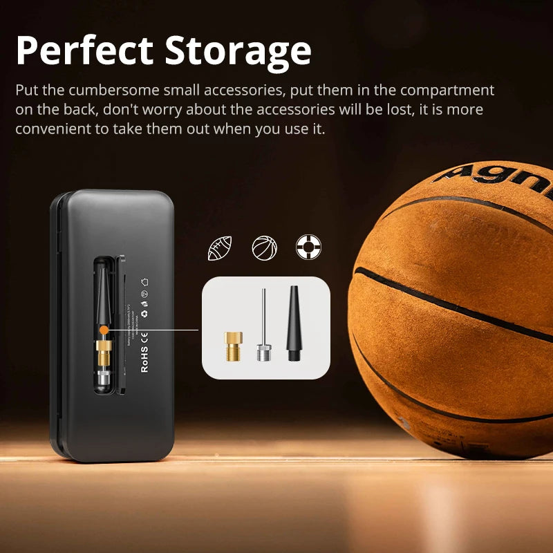 Rechargeable Digital Tyre Inflator & Power Bank