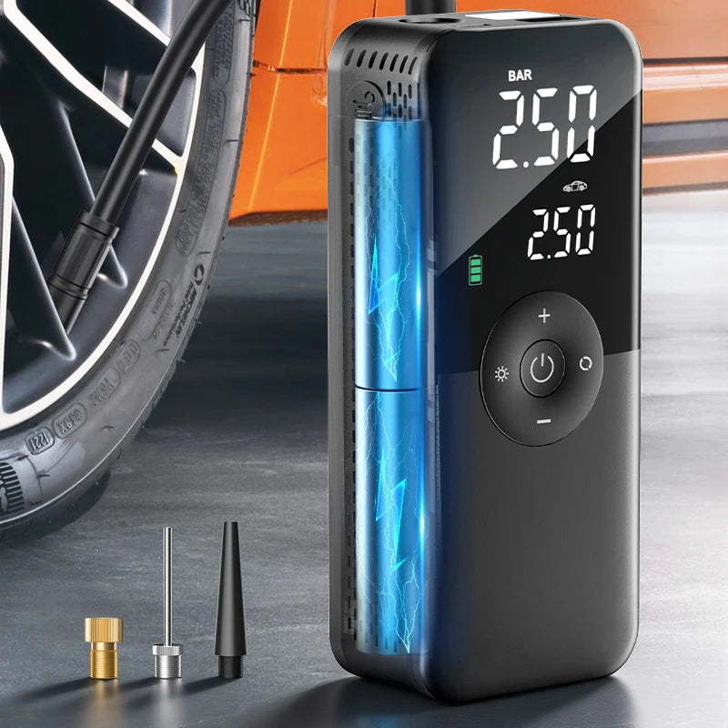 Rechargeable Digital Tyre Inflator & Power Bank