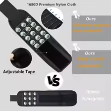 Magnetic wristband premium nylon construction and adjustable strap