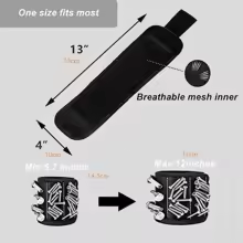Magnetic wristband dimensions and breathable mesh lining